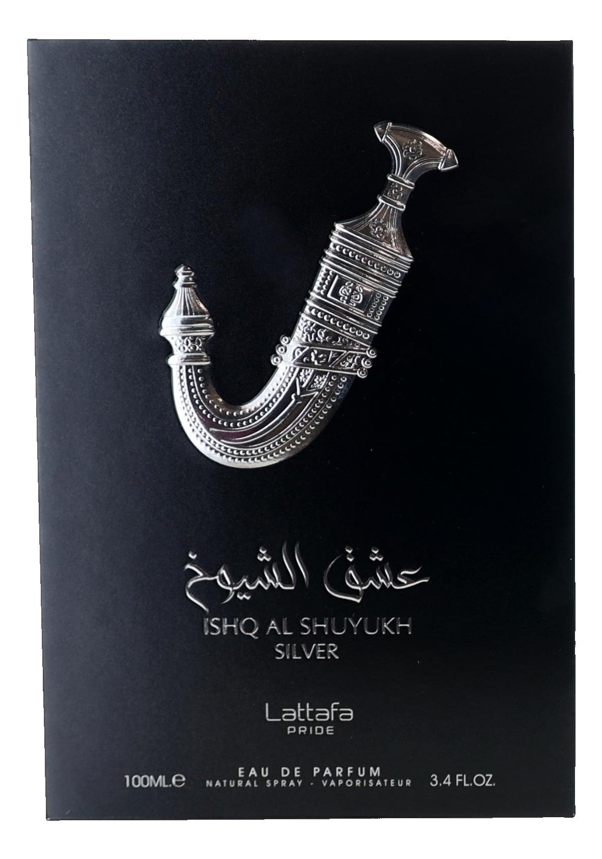 Ishq Al Shuyukh Silver by Lattafa, 3.4 oz EDP Spray for Unisex
