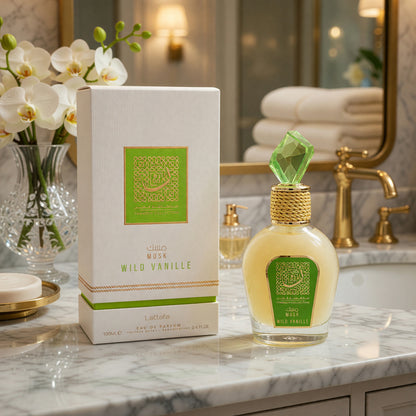 Wild Vanille by Lattafa, 3.4 oz EDP Spray for Unisex