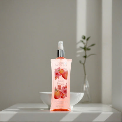 Sugar Peach by Body Fantasies, 8 oz Fragrance Body Spray for Women