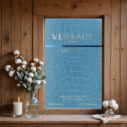 Versace Man Eau Fraiche by Versace, 6.7 oz EDT Spray for Men