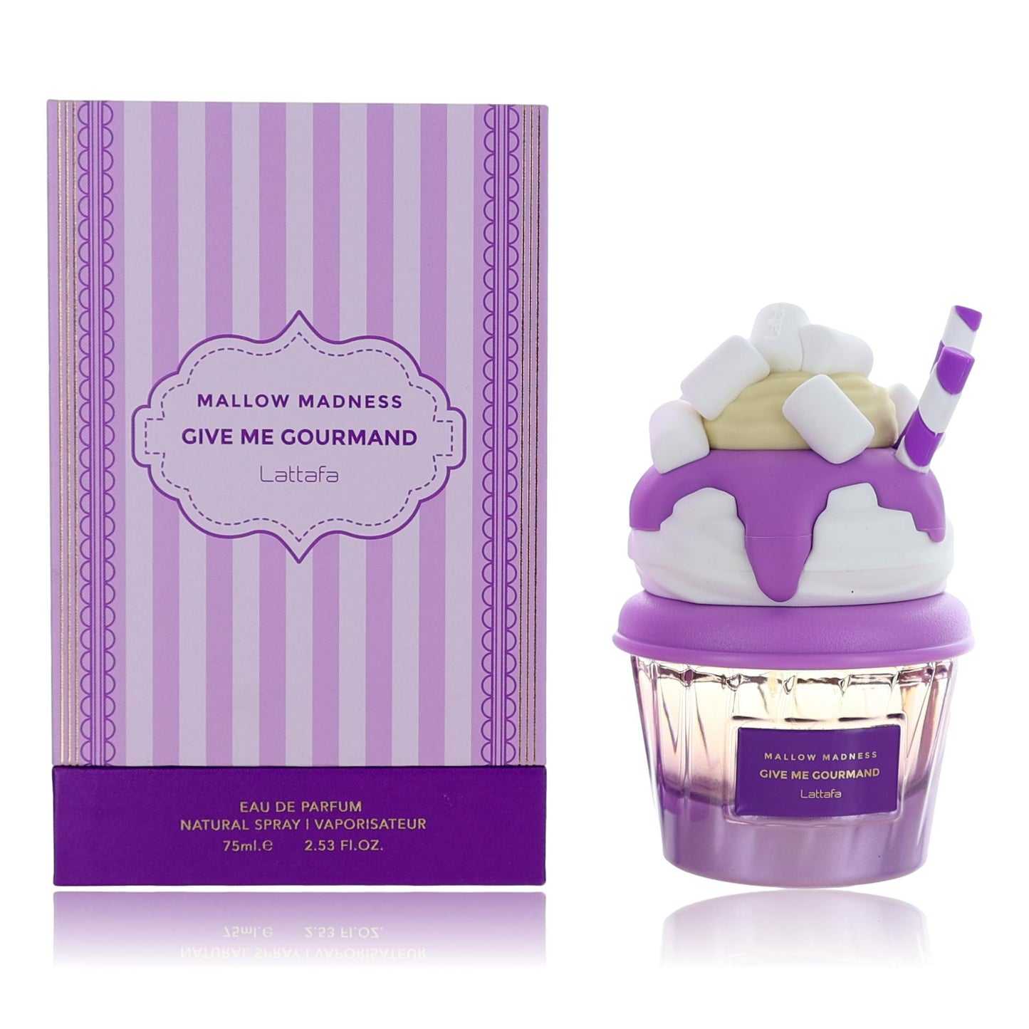 Mallow Madness Give Me Gourmand by Lattafa, 2.53oz EDP Spray women