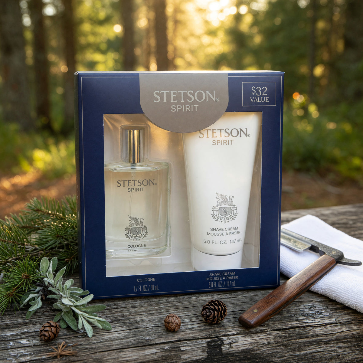  Stetson Spirit by Coty, 2 Piece Set for Men
