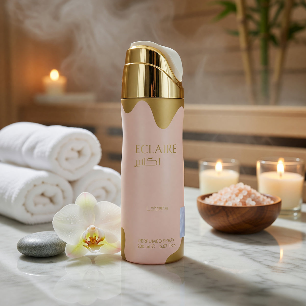 Eclaire by Lattafa, 6.7 oz Perfumed Deodorant Spray for Unisex