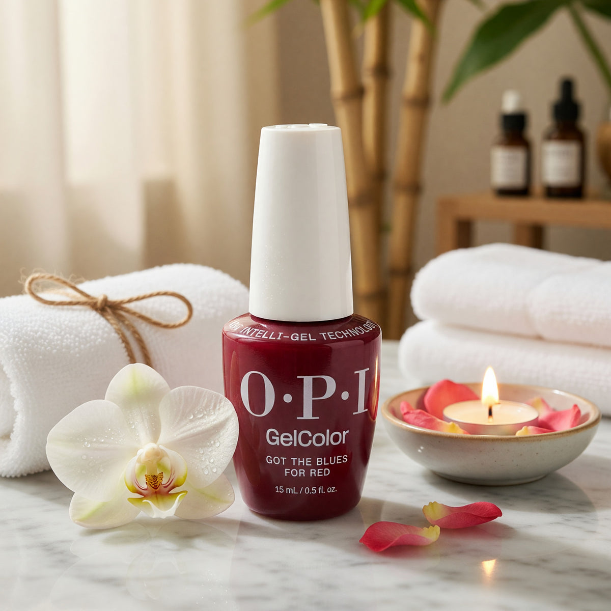 OPI Gel Nail Polish by OPI, 0.5 oz Gel Color - Got the Blues for Red - Got the Blues for Red