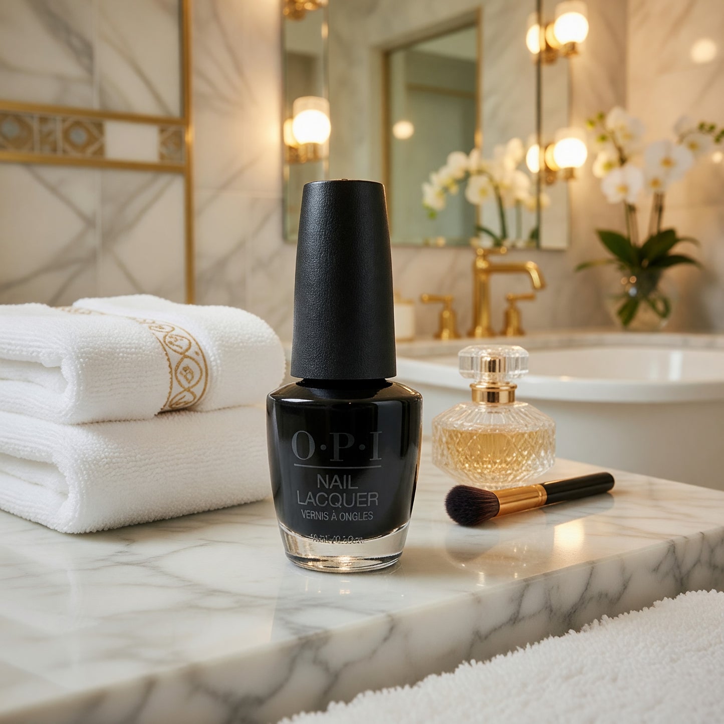 OPI Nail Lacquer by OPI, 0.5 oz Nail Color - Black Onyx - Black Onyx