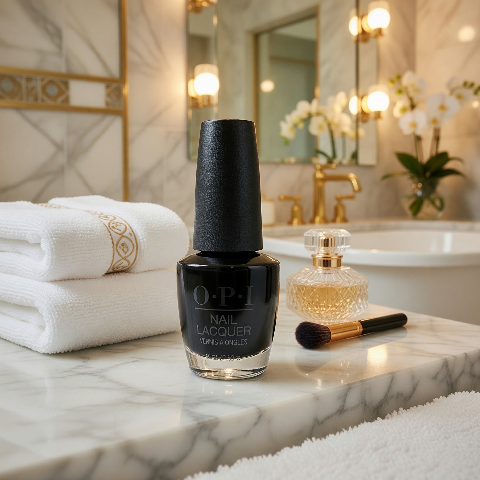 OPI Nail Lacquer by OPI, 0.5 oz Nail Color - Black Onyx - Black Onyx