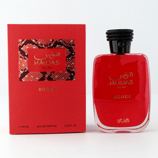Hawas Rouge by Rasasi, 3.38 oz EDP Spray for Women