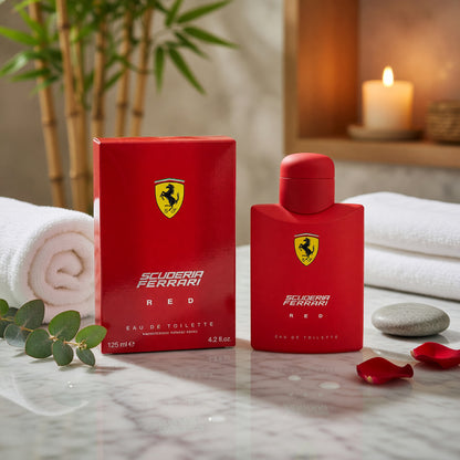 Ferrari Red by Scuderia Ferrari, 4.2 oz EDT Spray for Men