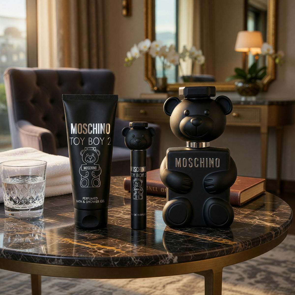 Moschino Toy Boy 2 by Moschino, 3 Piece Gift Set for Men