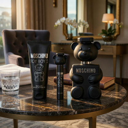 Moschino Toy Boy 2 by Moschino, 3 Piece Gift Set for Men