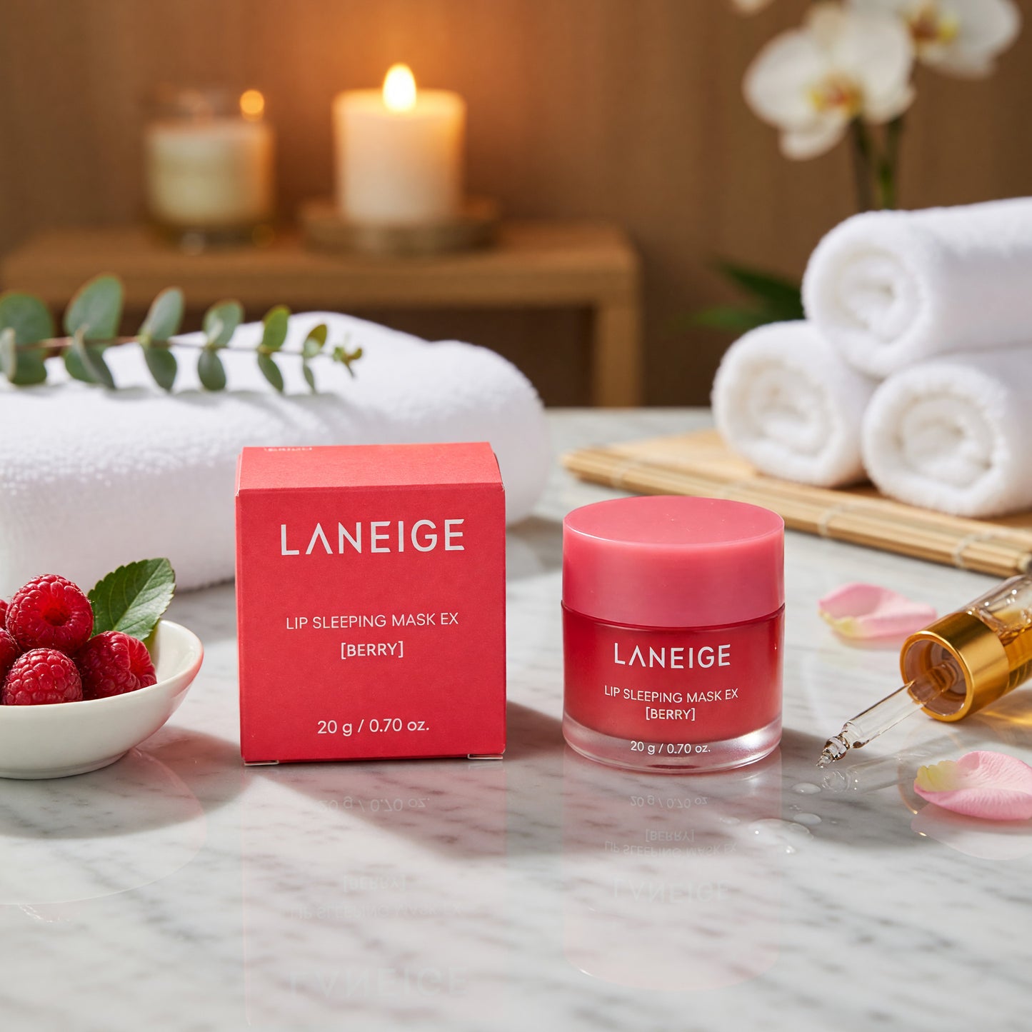 Laneige Lip Sleeping Mask EX by Laneige, 0.7 oz Lip Mask - Berry