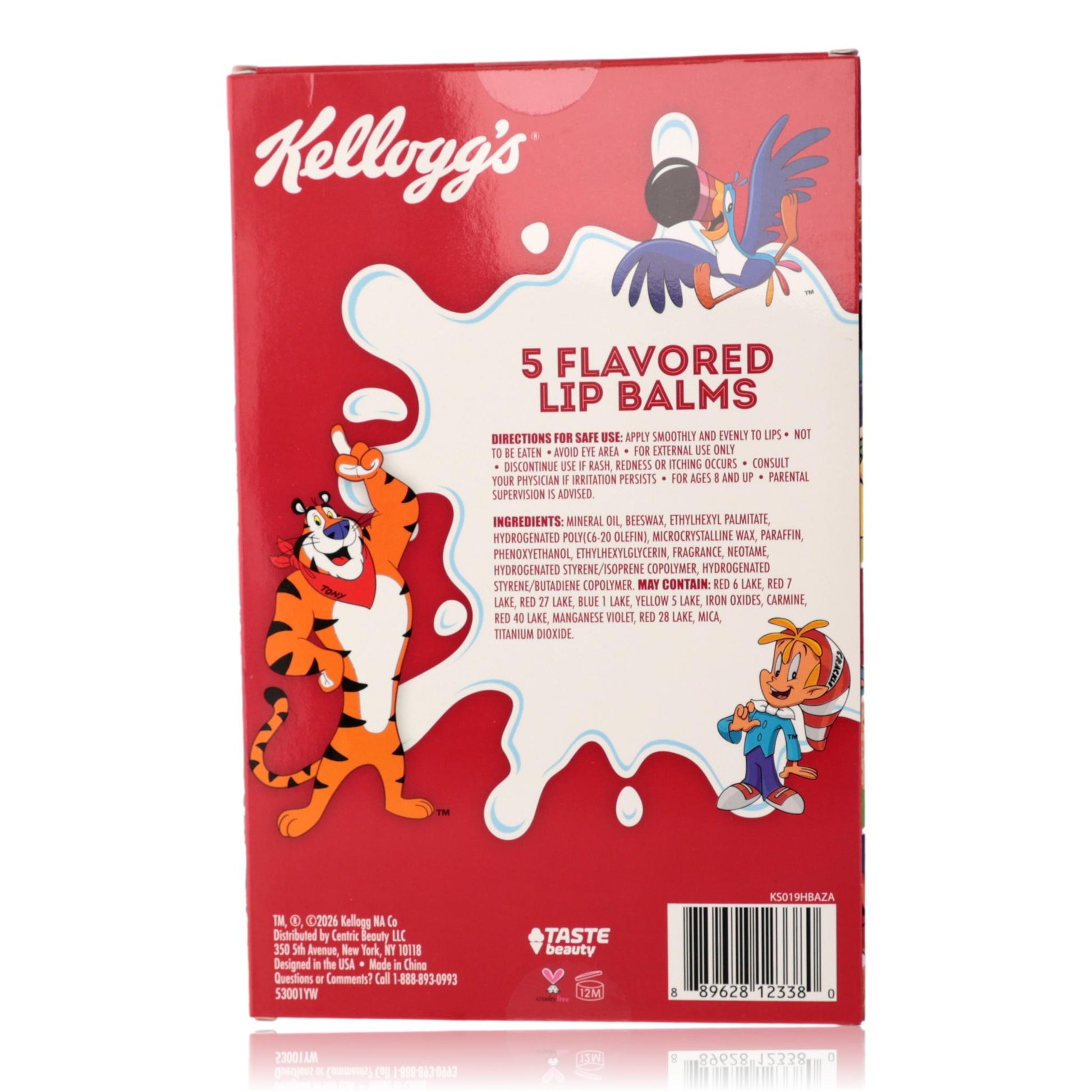 Kellogg's by Kellogg's, 5 Piece Flavored Lip Balm for Kids
