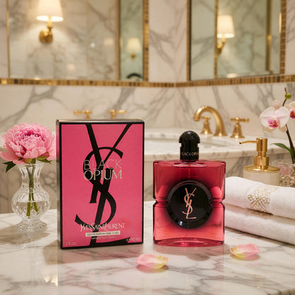 Black Opium Pink Glaze by Yves Saint Laurent, 3 oz EDP Spray for Women