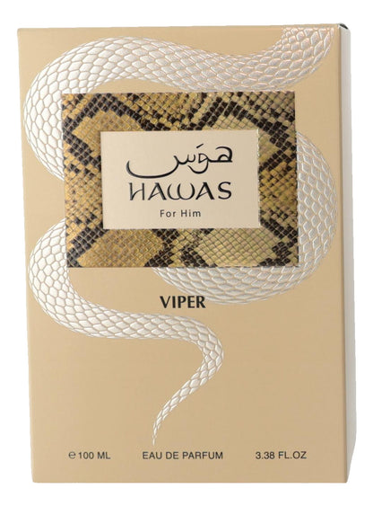 Hawas Viper by Rasasi, 3.3 oz EDP Spray for Men