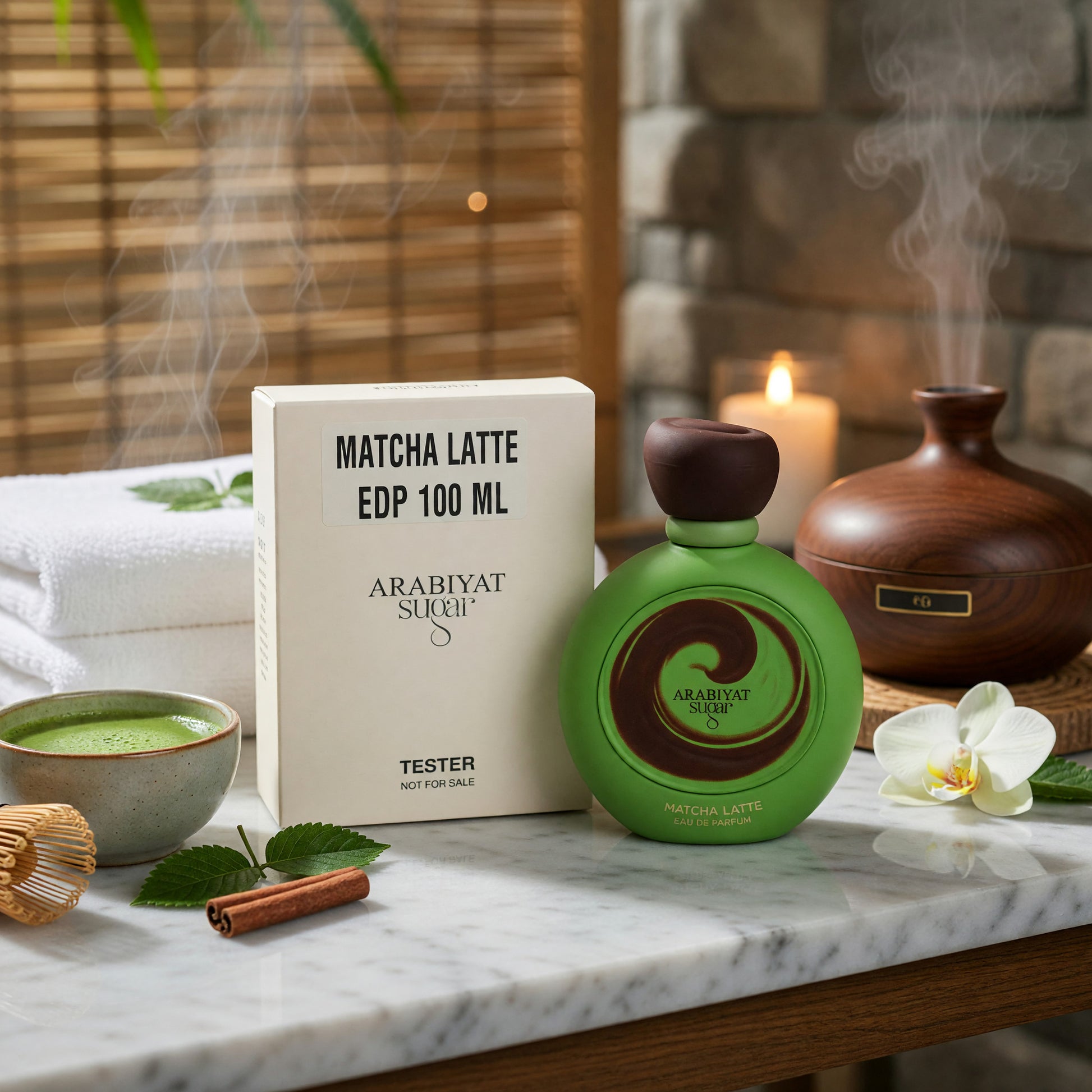 Matcha Latte by Arabiyat Sugar, 3.4 oz EDP Spray for Women TESTER