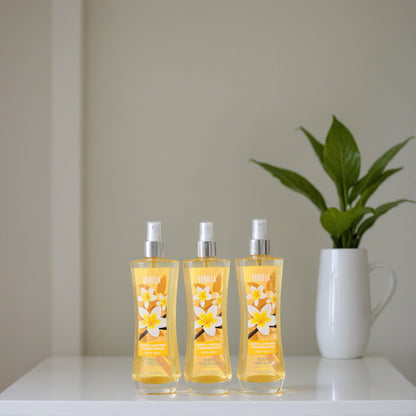 Vanilla by Body Fantasies, 3 Pack 8 oz Fragrance Body Spray for Women