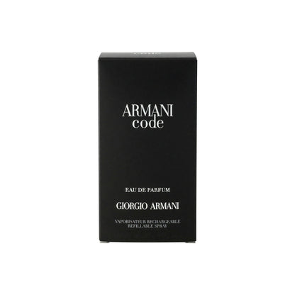 Armani Code by Giorgio Armani, 2.5 oz EDP Refillable Spray for Men 
