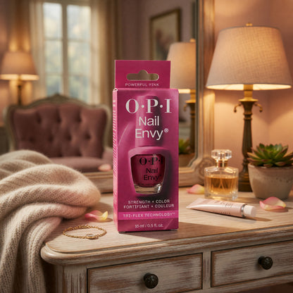 OPI Nail Envy by OPI 0.5 oz Nail Strengthener - Powerful Pink  - Powerful Pink