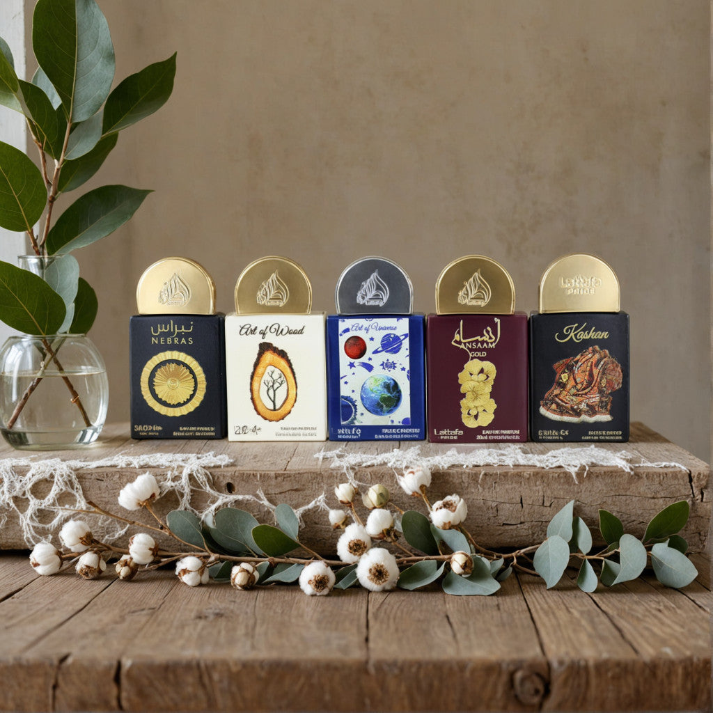 Lattafa Pride Collection No.3 by Lattafa, 5 Piece Miniature Set for Unisex