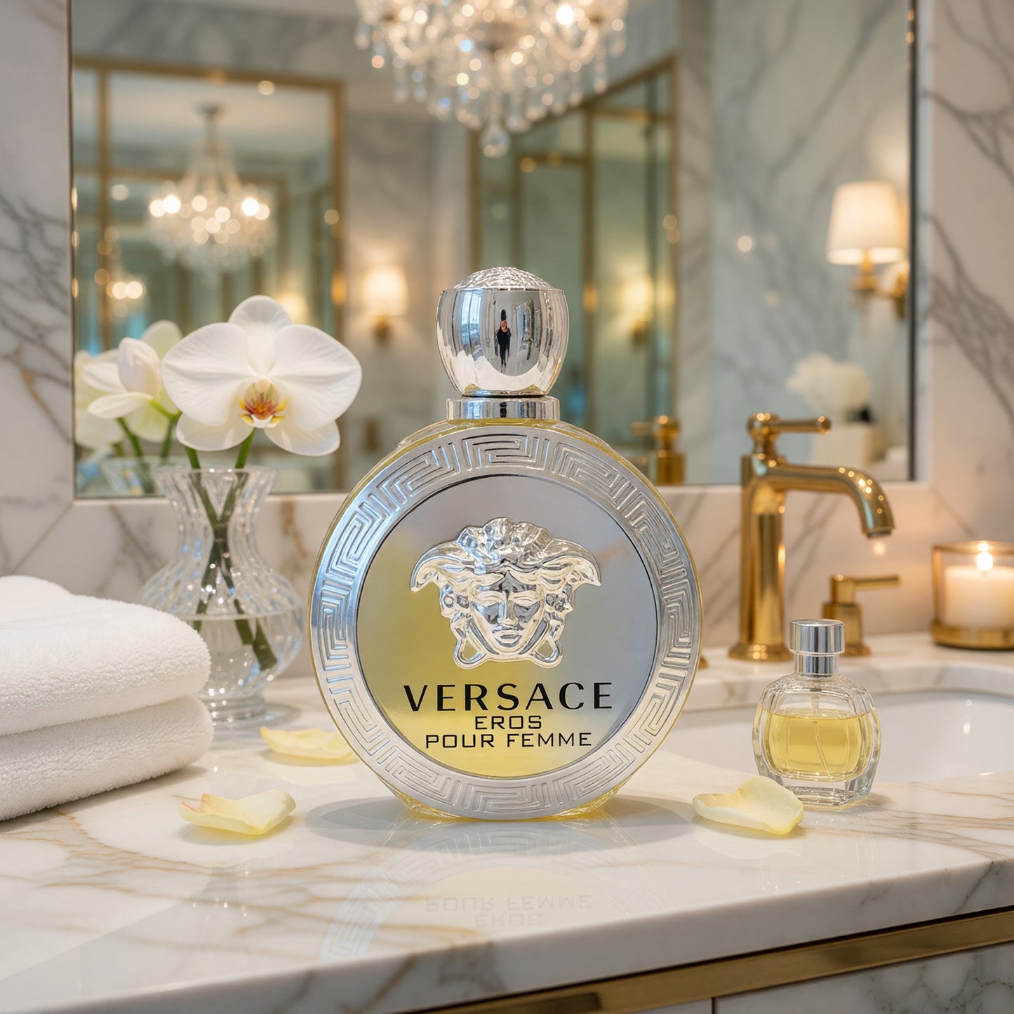 Eros Pour Femme by Versace, 3.4 oz EDP Spray for Women TESTER