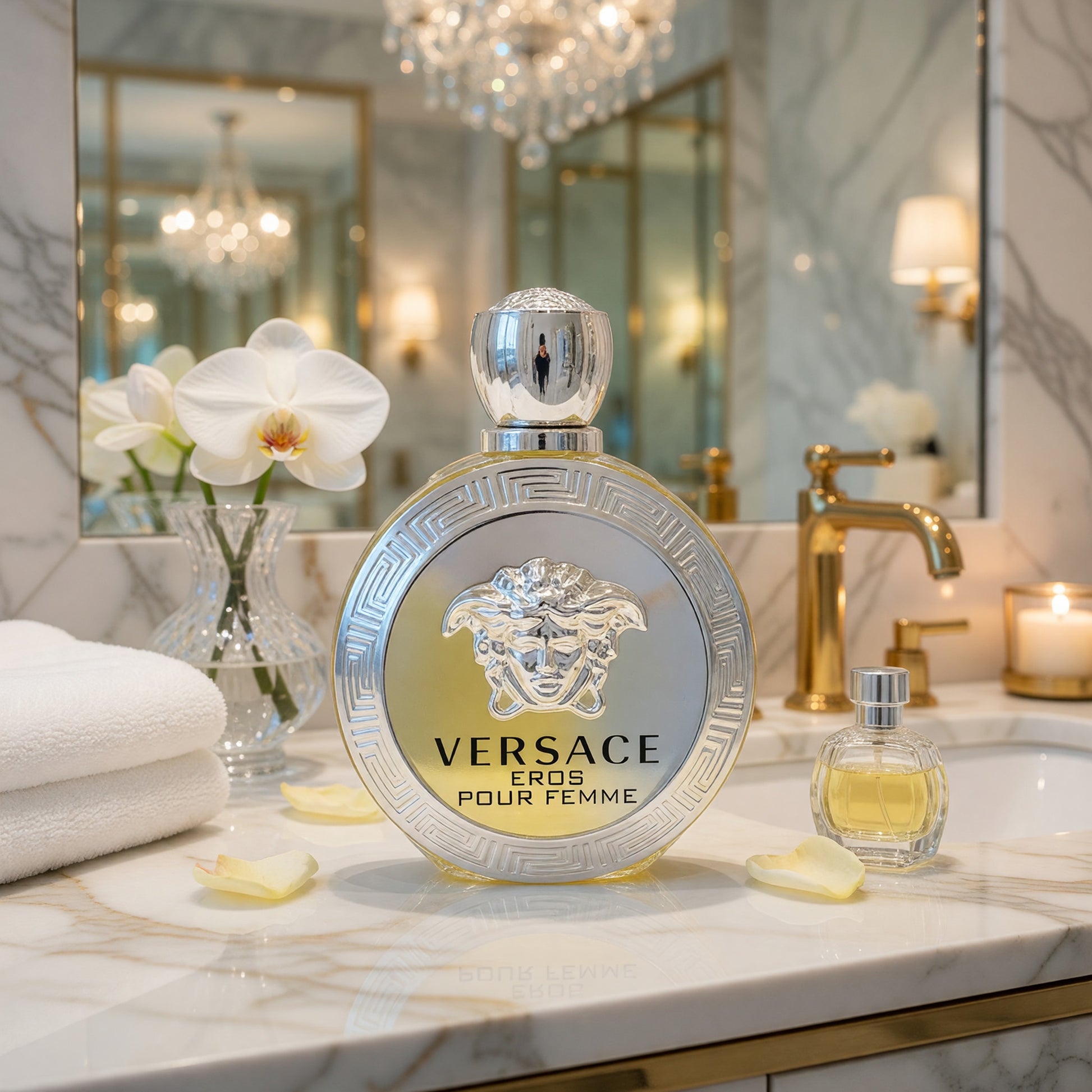Eros Pour Femme by Versace, 3.4 oz EDP Spray for Women TESTER
