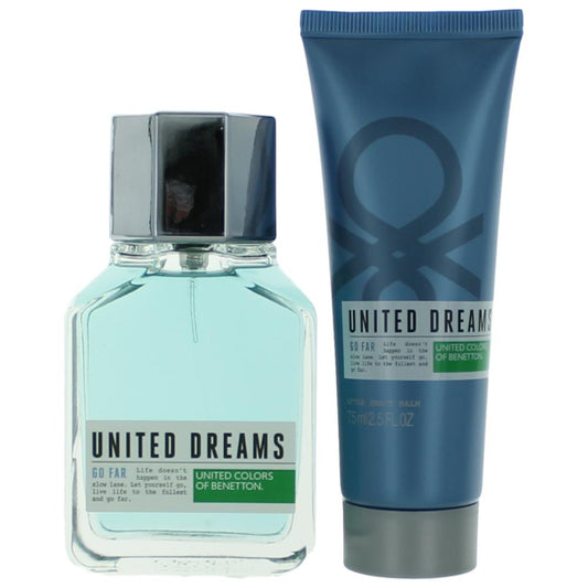 United Dreams Go Far by Benetton, 2 Piece Gift Set for Men