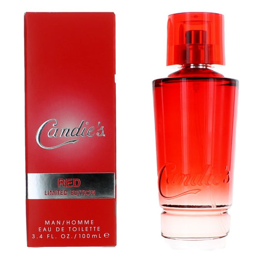 Candie's Red by Candies, 3.4 oz EDT Spray for Men