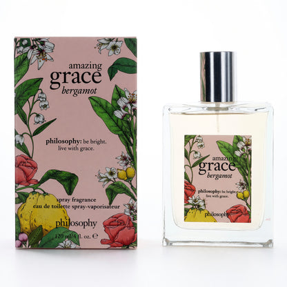 Amazing Grace Bergamot by Philosophy, 4 oz EDT Spray for Women