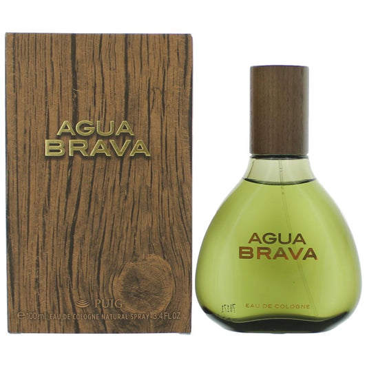 Agua Brava by Antonio Puig, 3.4 oz Eau De Cologne Spray for Men