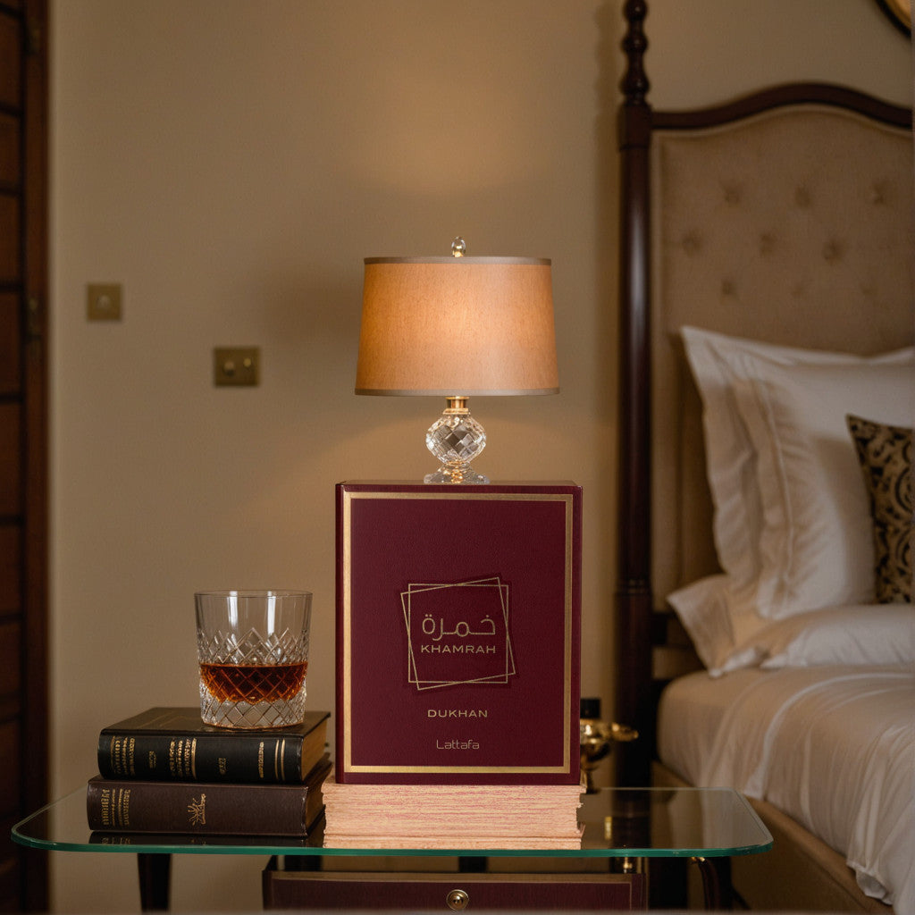 Lattafa Khamrah Dukhan by Lattafa, 3.4 oz EDP Spray for Unisex 