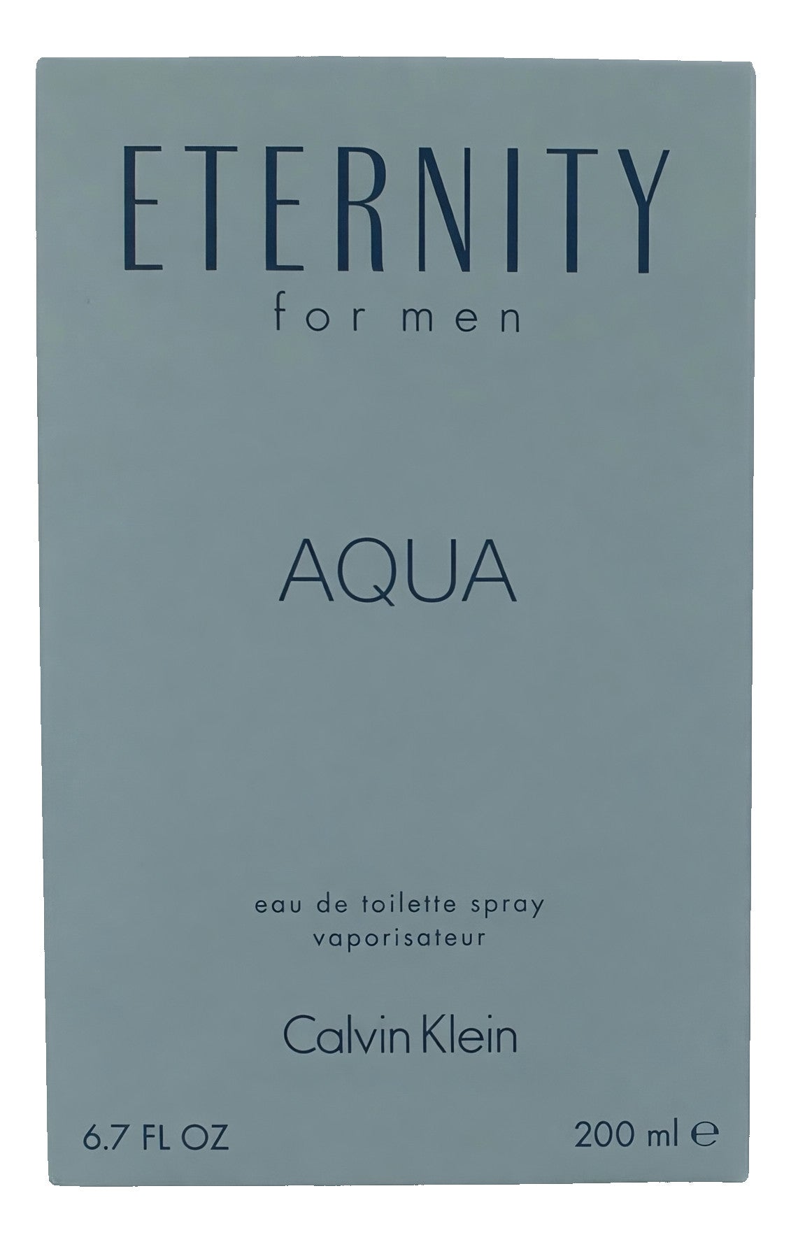 Eternity Aqua by Calvin Klein, 6.7 oz EDT Spray for Men