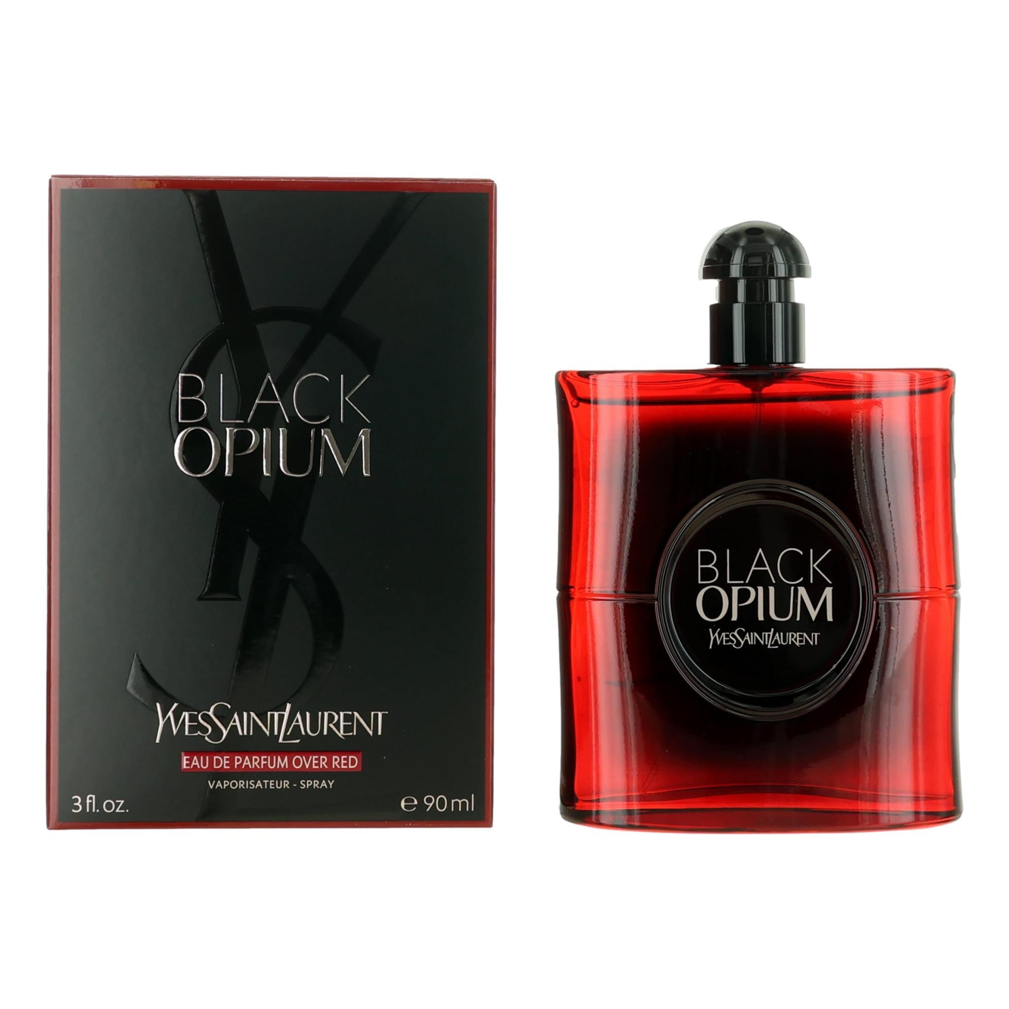 Black Opium Over Red by Yves Saint Laurent, 3 oz EDP Spray for Women ...