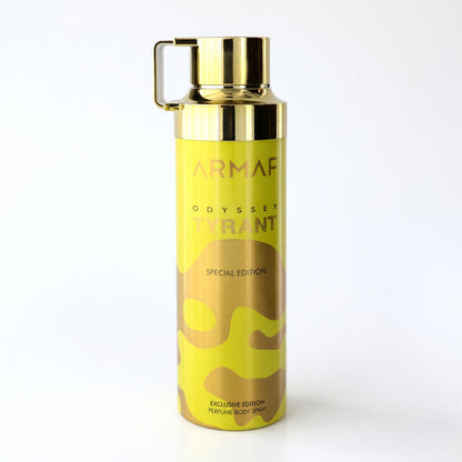 Odyssey Tyrant Special Edition by Armaf, 6.8 oz Body Spray for Men