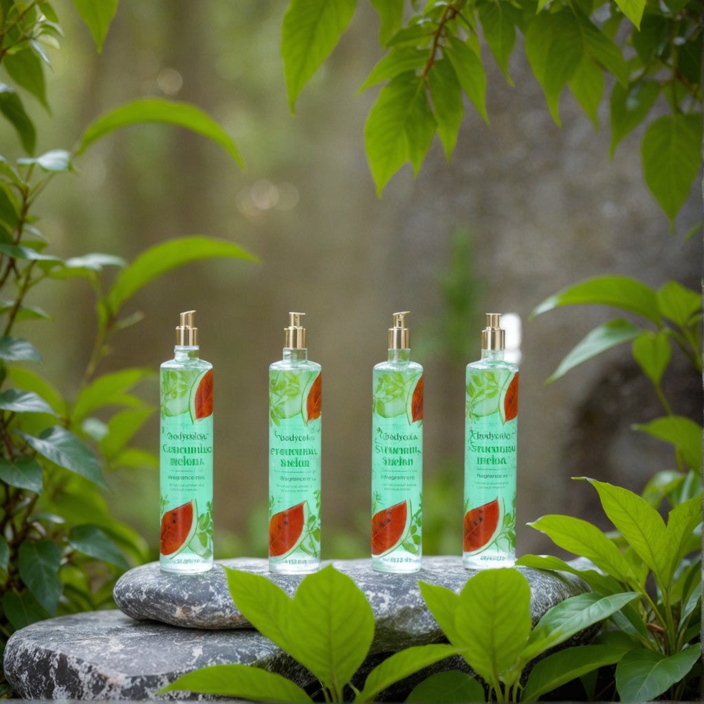 Cucumber Melon by Bodycology, 4 Pack 8 oz Fragrance Mist for Women