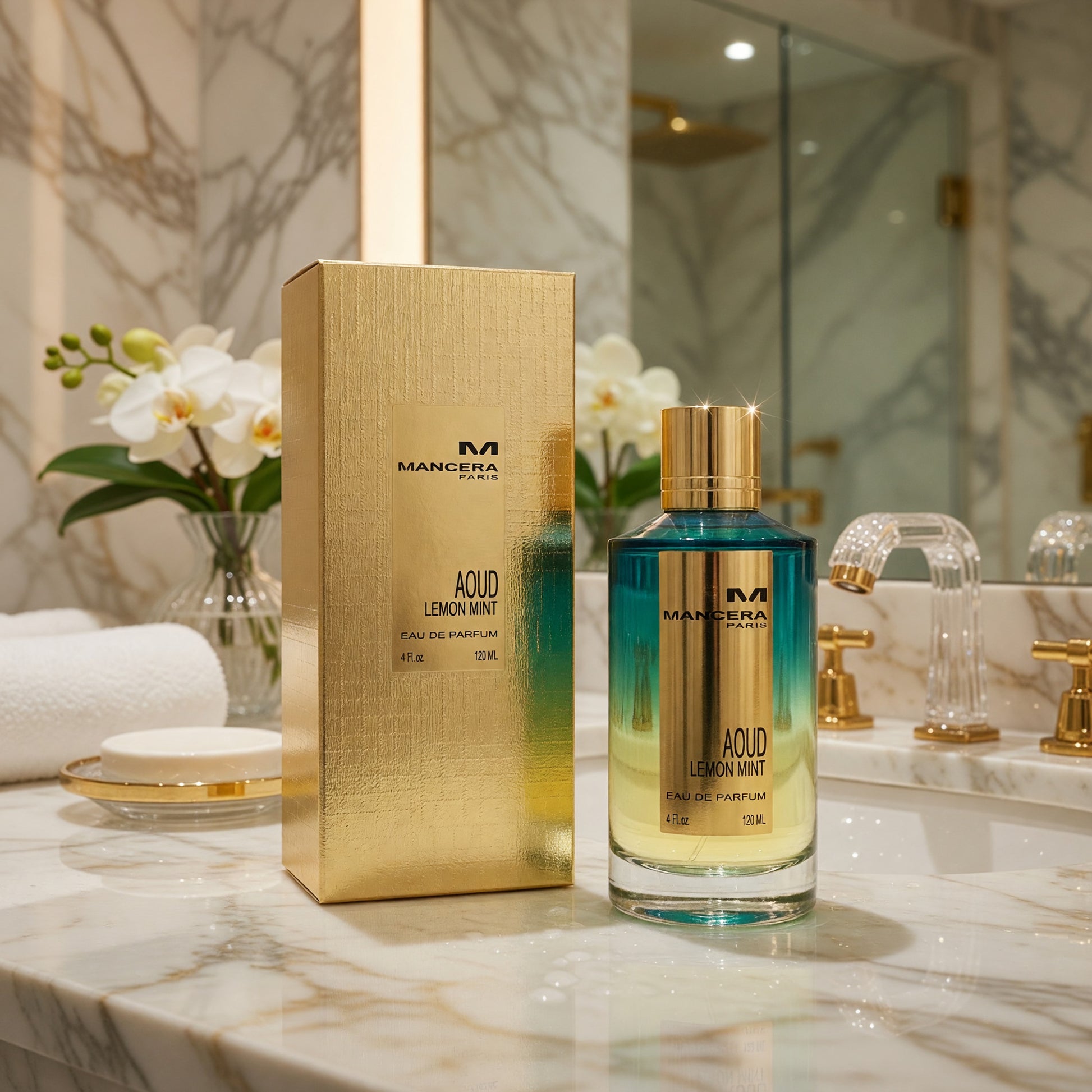 Mancera Aoud Lemon Mint by Mancera, 4 oz EDP Spray For Unisex
