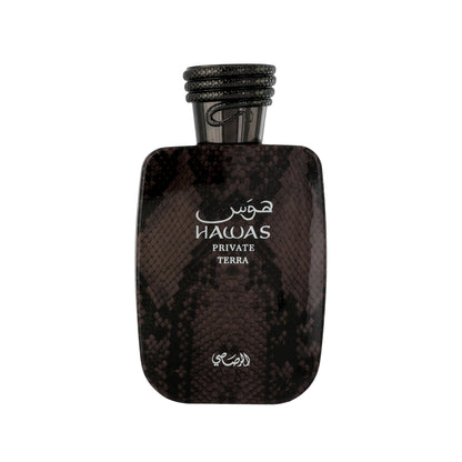 Hawas Private Terra by Rasasi, 3.3oz Extrait De Parfum Spray for Unisex 