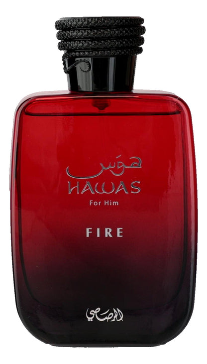 Hawas Fire by Rasasi, 3.3 oz EDP spray for Men