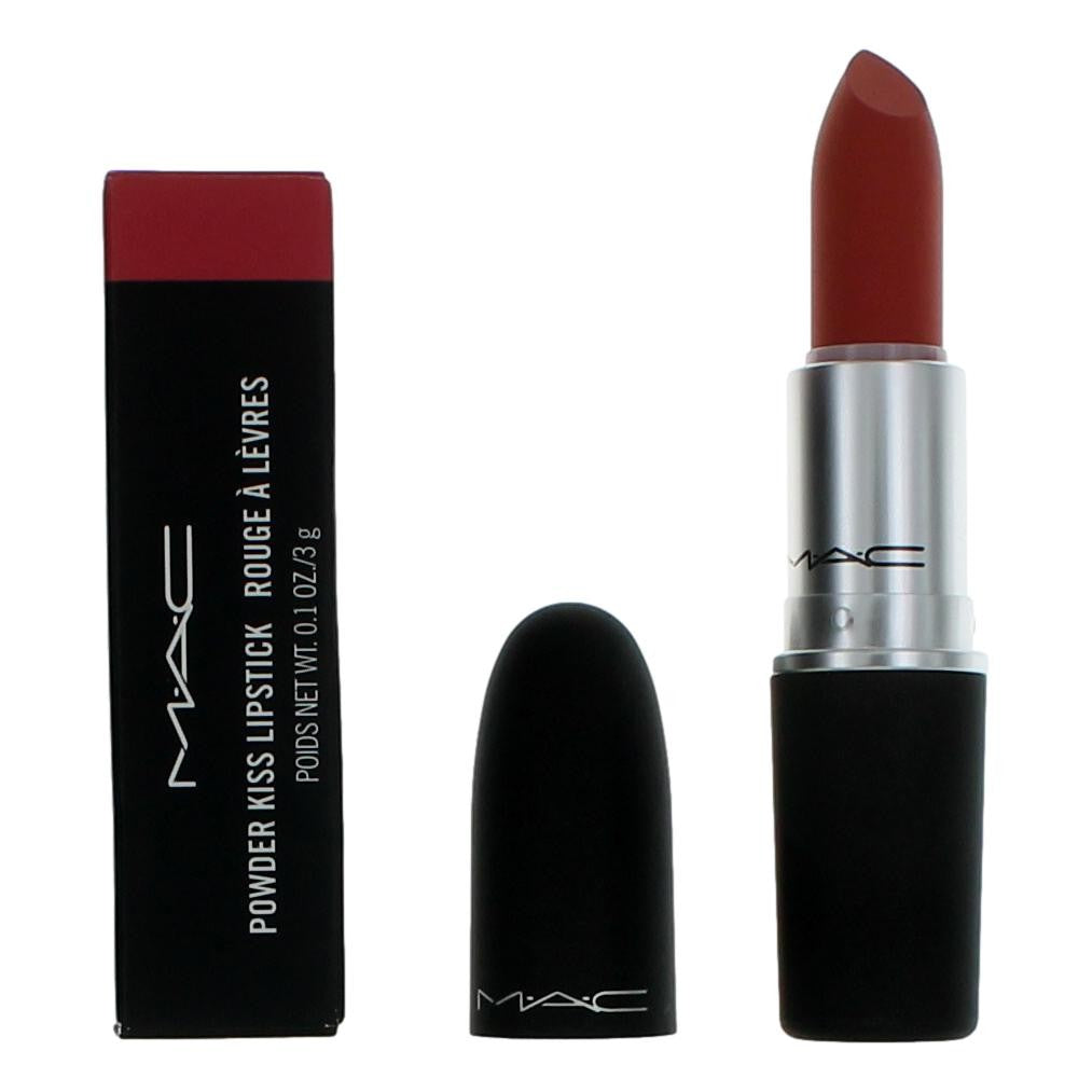 MAC Powder Kiss Lipstick by MAC, 0.1 oz Lipstick - 928 Sheer Outrage - 928 Sheer Outrage