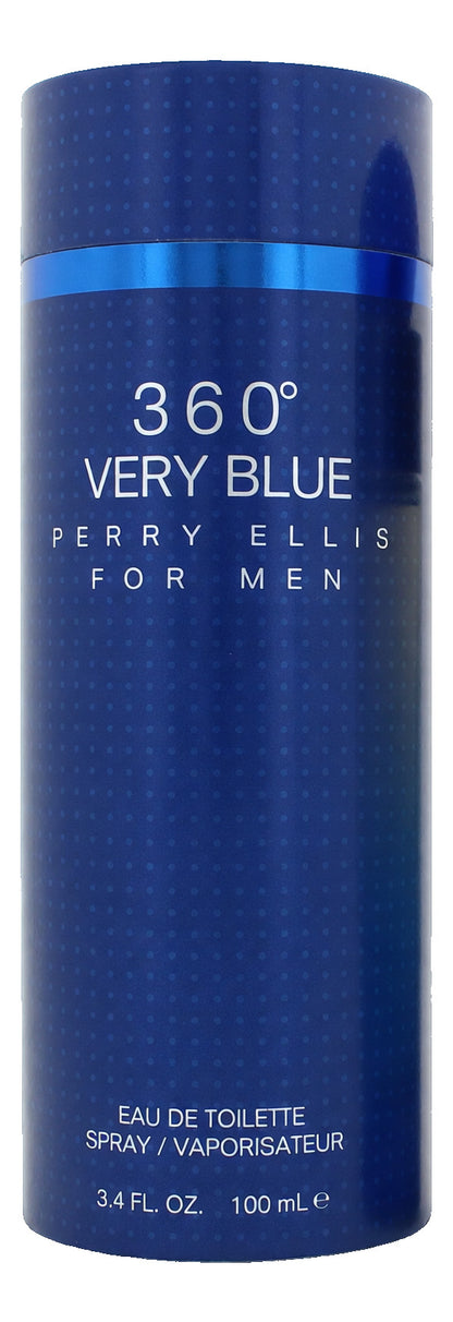 Perry Ellis 360 Very Blue by Perry Ellis, 3.4 oz EDT Spray for Men