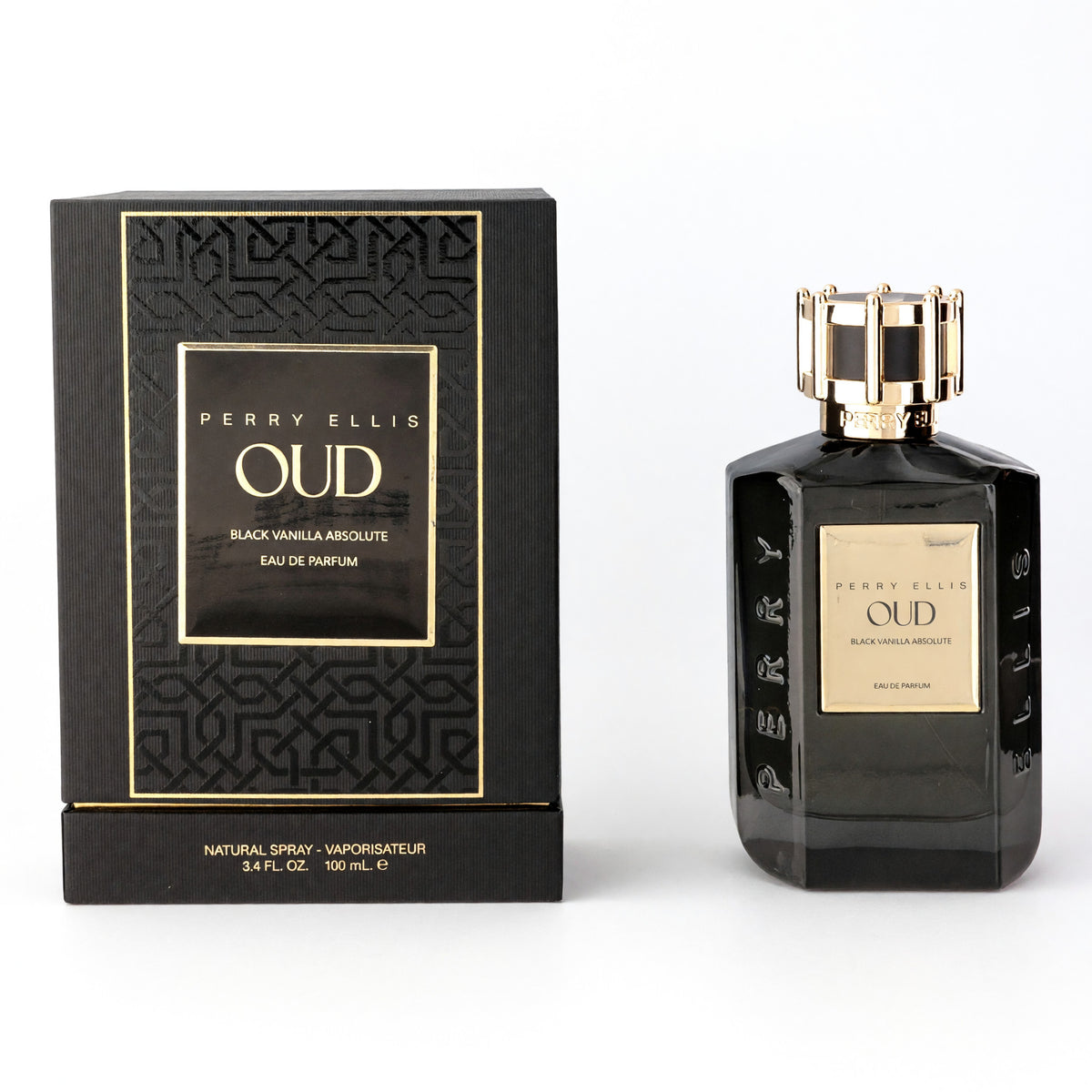 Oud Black Vanilla Absolute by Perry Ellis, 3.4 Oz EDP Spray For Unisex