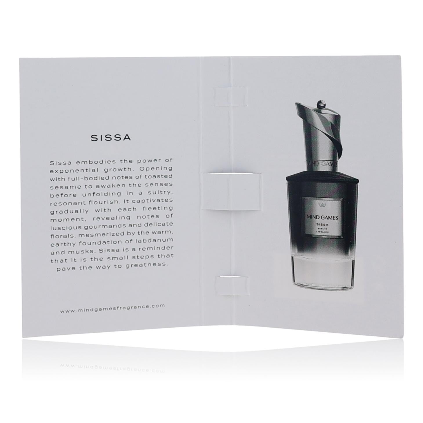 Sissa by Mind Games, 0.06 oz Extrait de Parfum for Unisex Sample 