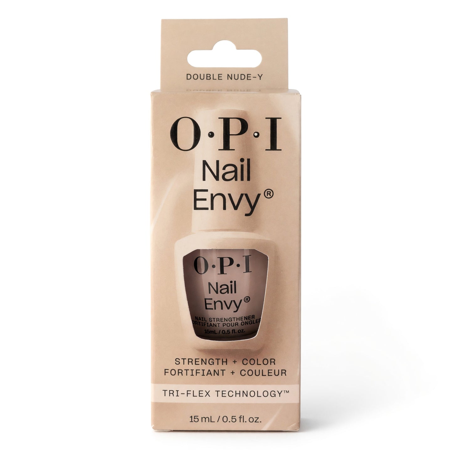 OPI Nail Envy by OPI, 0.5 oz Nail Strengthener - Double Nude-Y - Double Nude-Y