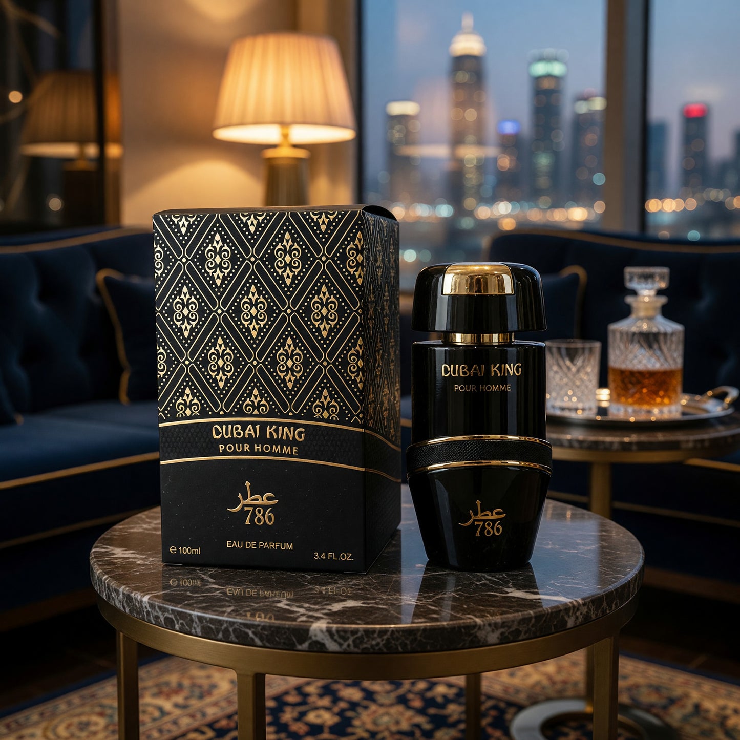  Dubai King by Jo Milano, 3.4 oz EDP for Men 