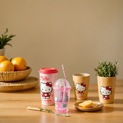 Hello Kitty by Hello Kitty, 4 Piece Set in Tumbler for Kids