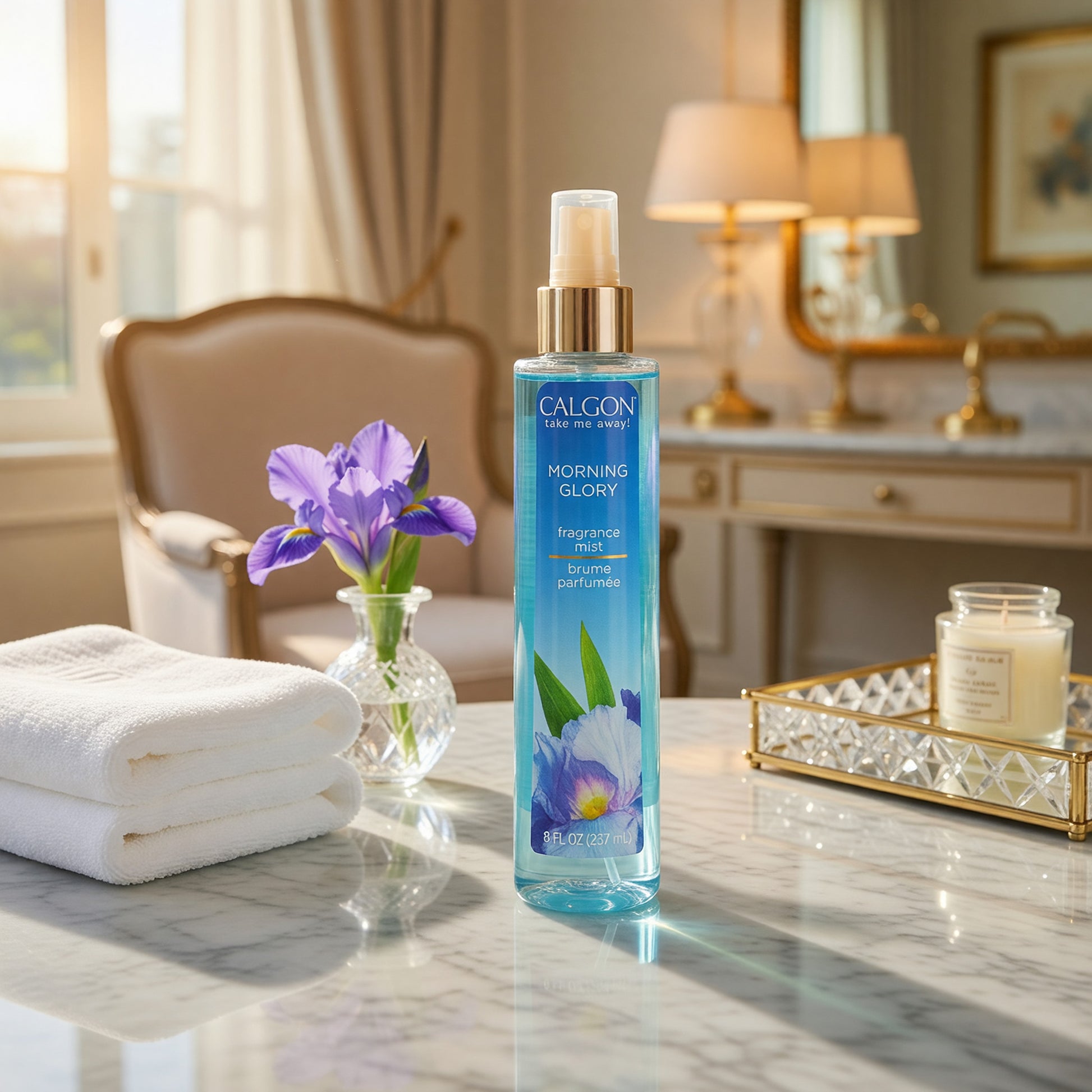 Calgon Morning Glory by Calgon, 8 oz Fragrance Body Mist for Women