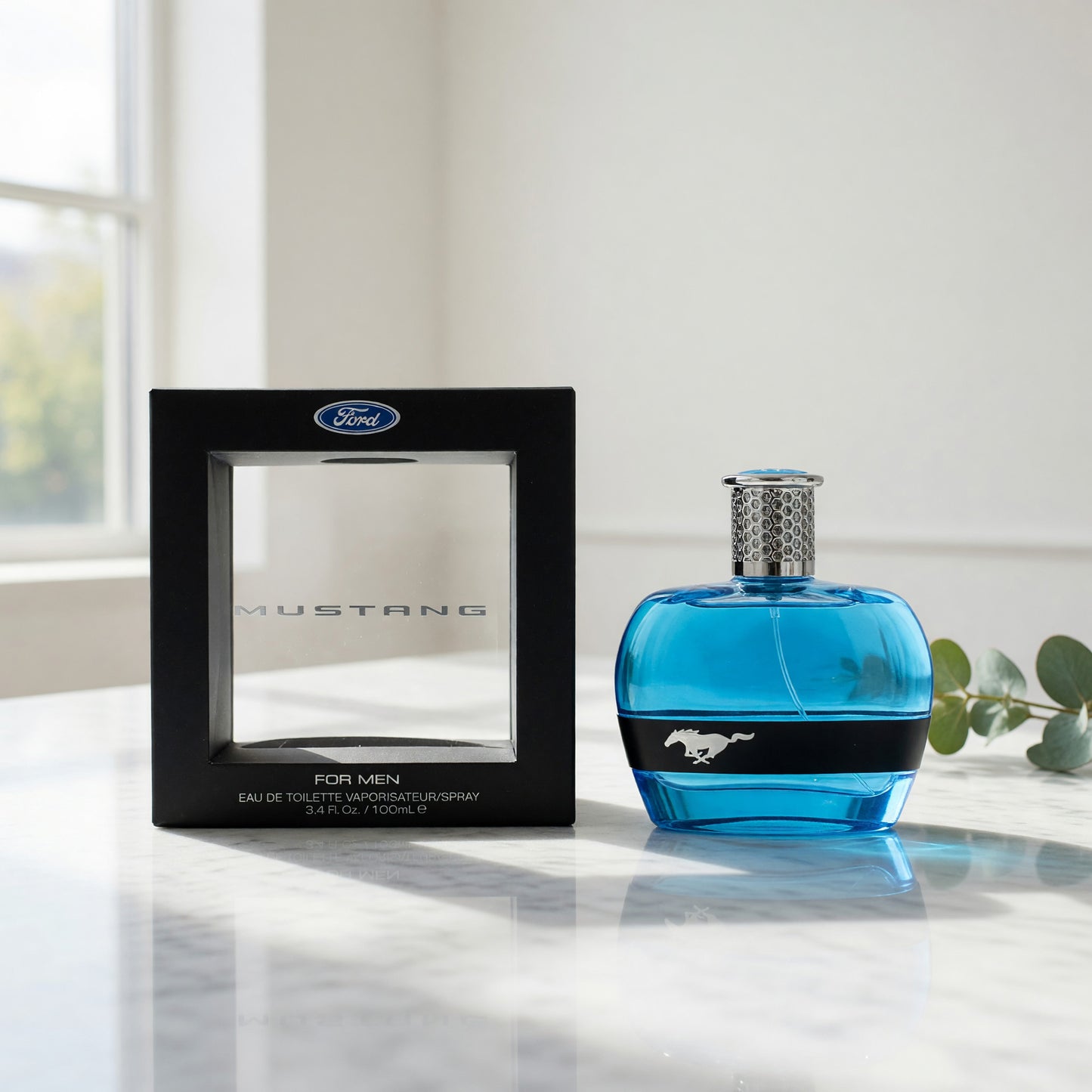 Mustang Blue by Mustang, 3.4 oz EDT Spray for Men