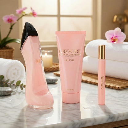 Good Girl Blush by Carolina Herrera, 3 Piece Gift Set for Women