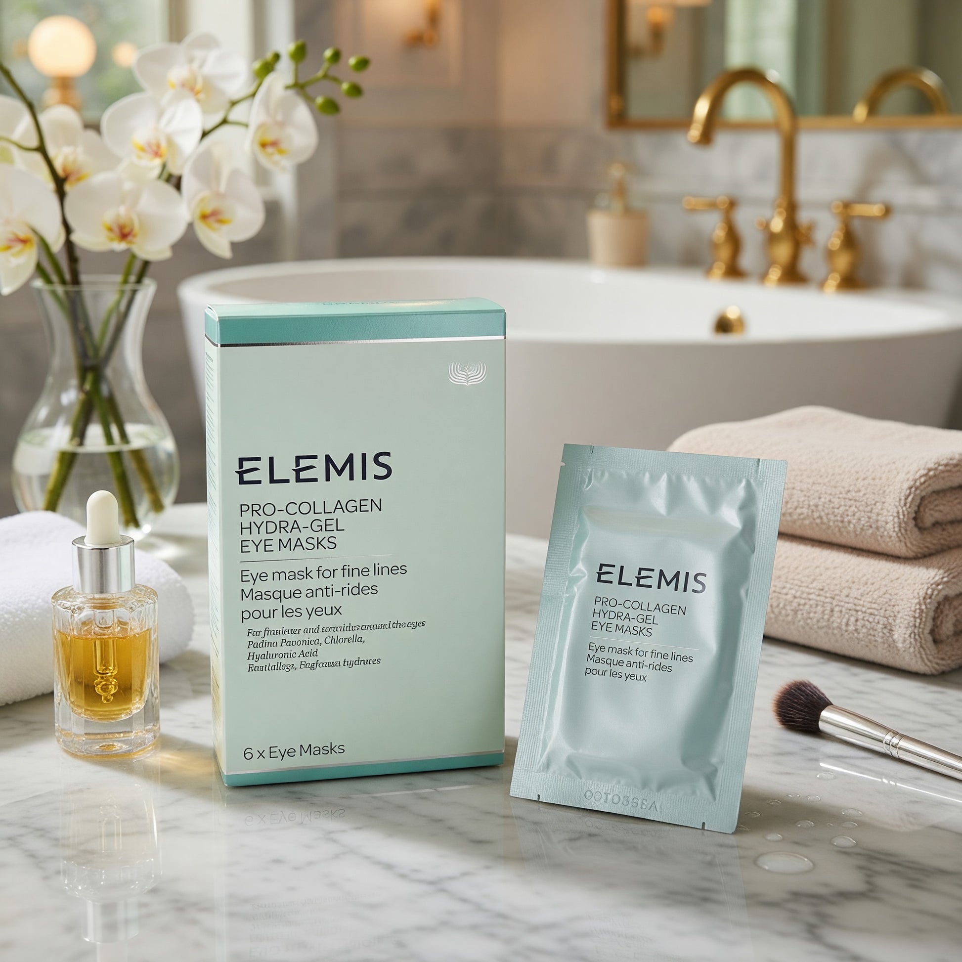 Elemis Pro-Collagen Hydra Gel Eye Masks by Elemis, - 6 Pack 