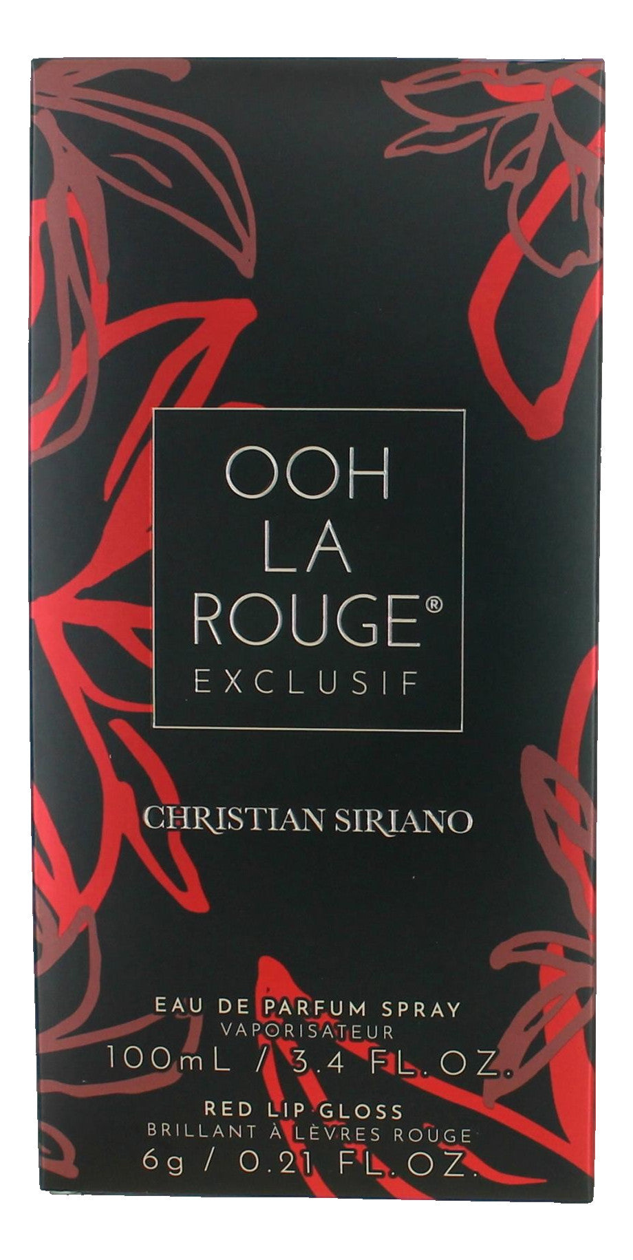 Ooh La Rouge Exclusif by Christian Siriano, 3.4oz EDP Spray women with Lip Gloss