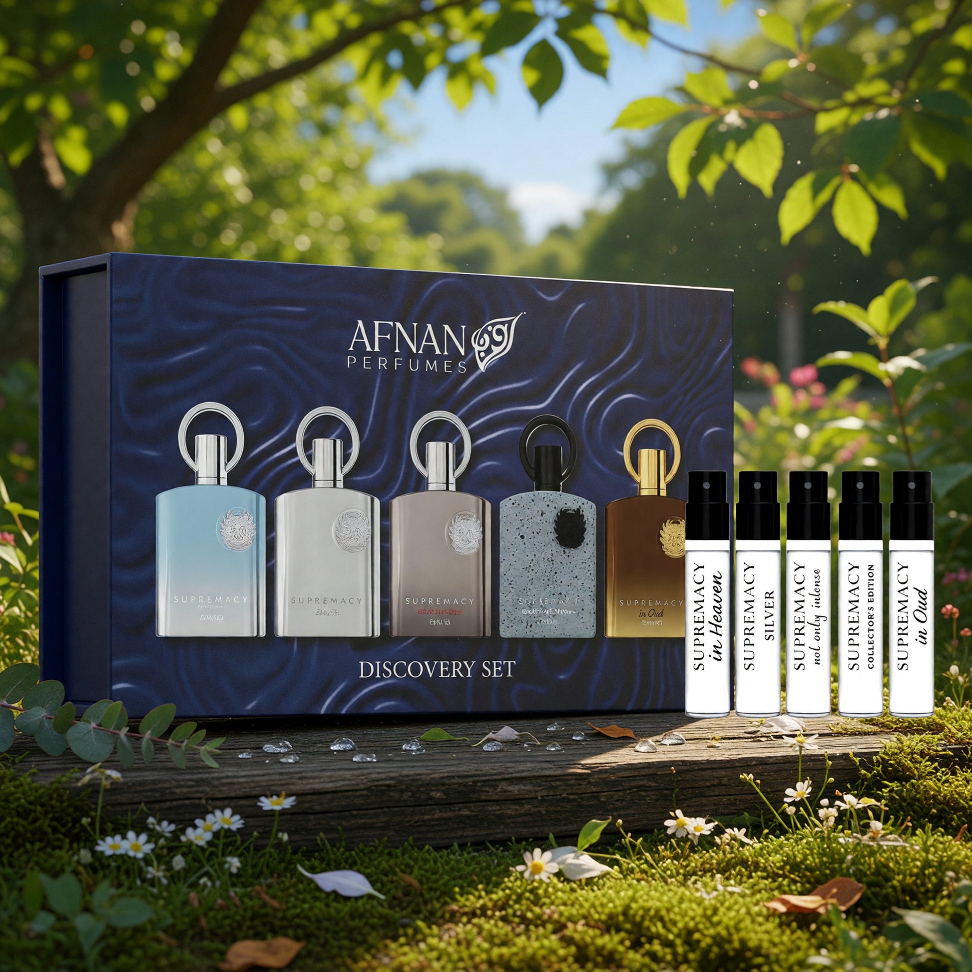 Supremacy Homme Series by Afnan, 5 Piece Discovery Set for Men